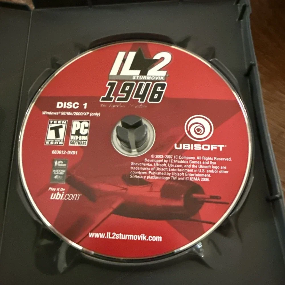 IL-2 Sturmovik 1946 PC Game DVD-ROM Ubisoft Flight Simulator 5 Games In One